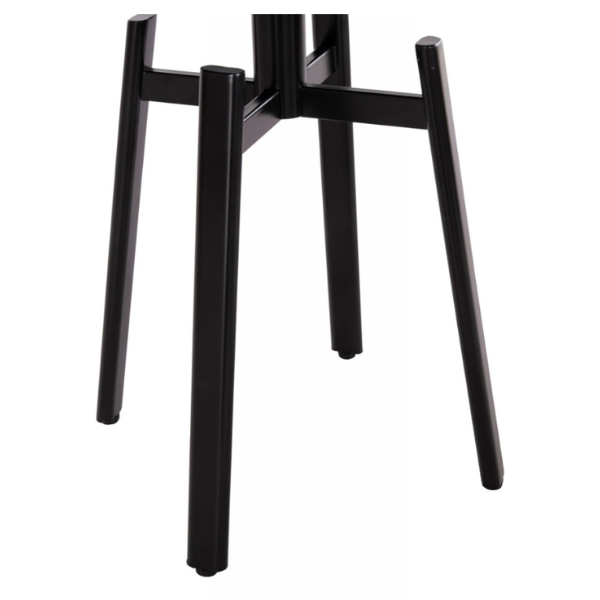 Set 2 Mese de cafea rotunde din MDF cu baza metalica, 80x80x45 cm/ 50x50x53.5 cm - Premium
