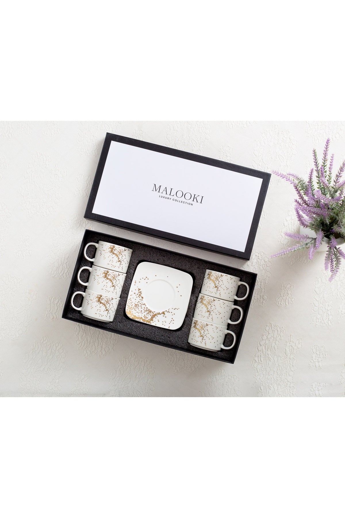 Set de 6 cești cu 6 farfurioare, 180 ml - Sprinkles Collection