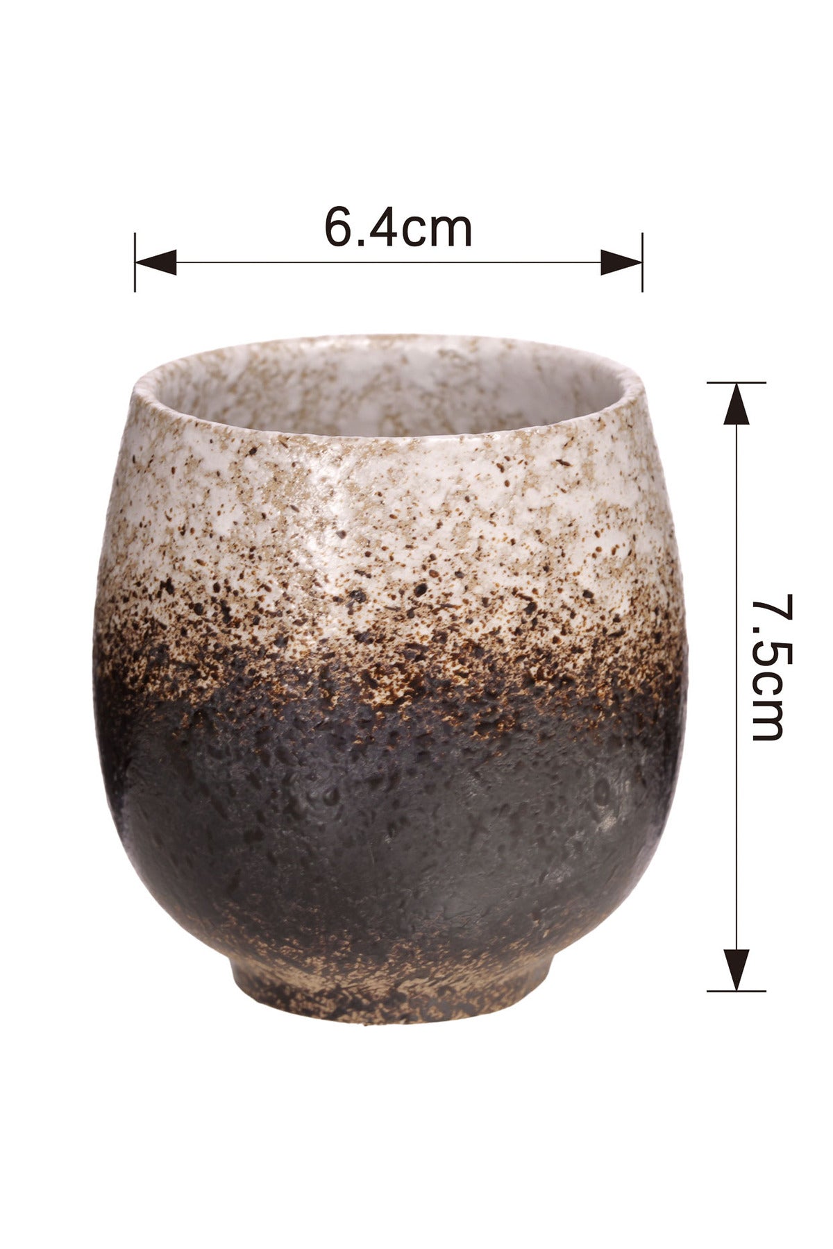 Cană Ceramică Minimalistă 200ml, Design Modern Stil Japonez, 7.5 cm
