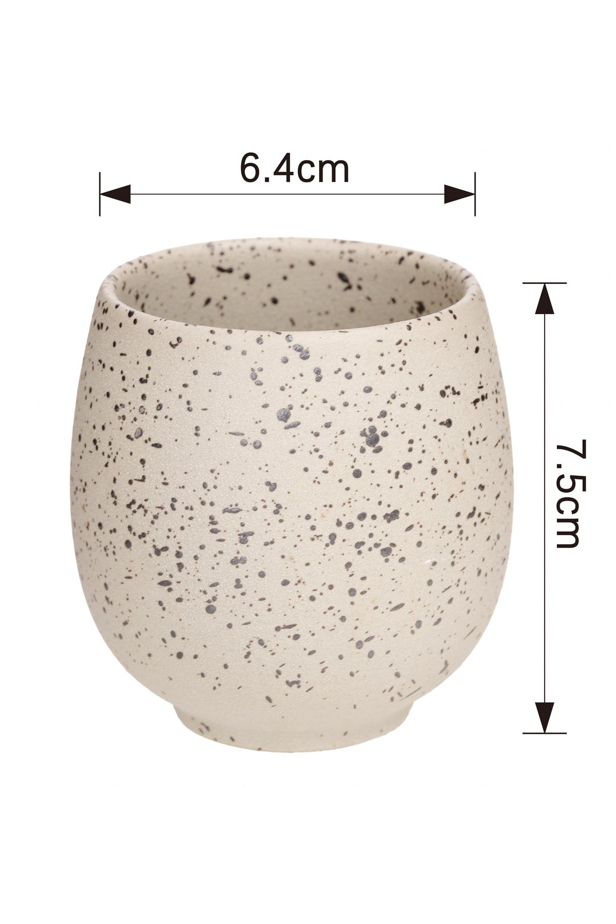 Cană Ceramică Minimalistă 200ml, Design Modern Stil Japonez, 7.5 cm
