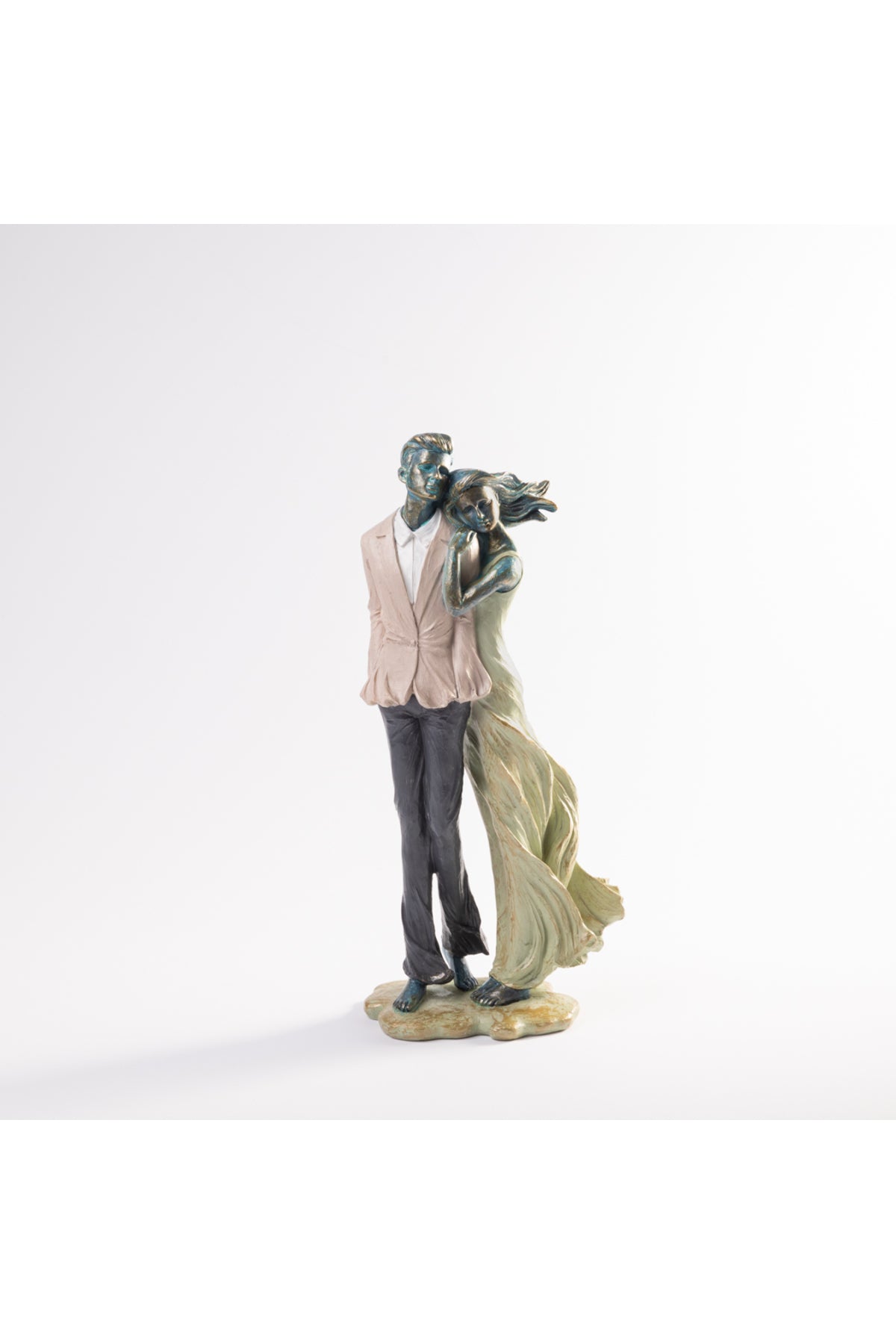 Figurină decorativă cuplu romantic, 35 cm