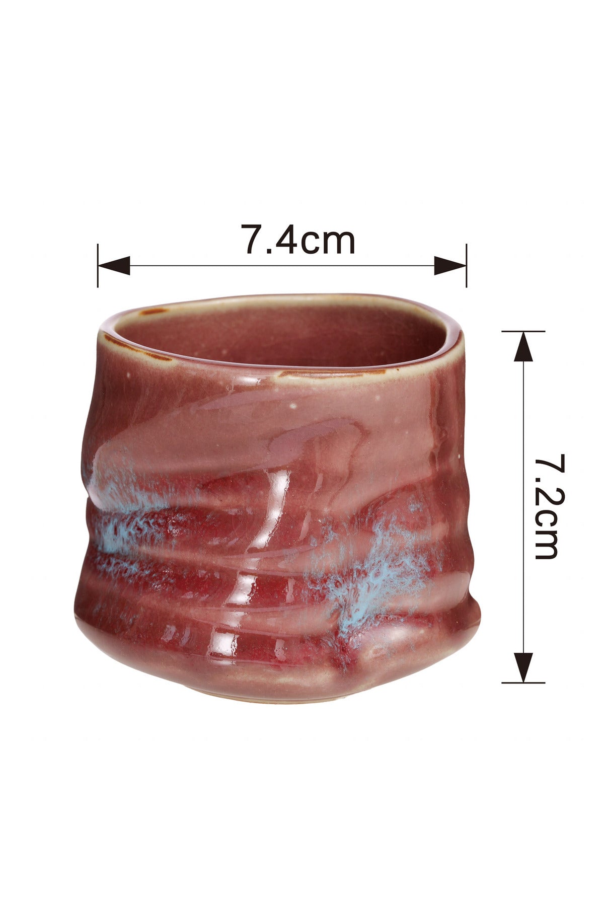 Cană Ceramică Minimalistă 220ml, Design Modern Stil Japonez, 7.2 cm