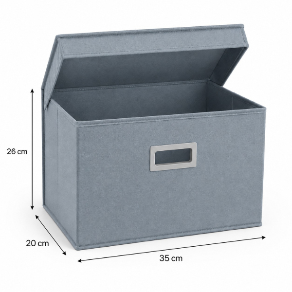 Cutie de depozitare textila, organizator multifunctional, 35 x 26 x 20 cm - Premium