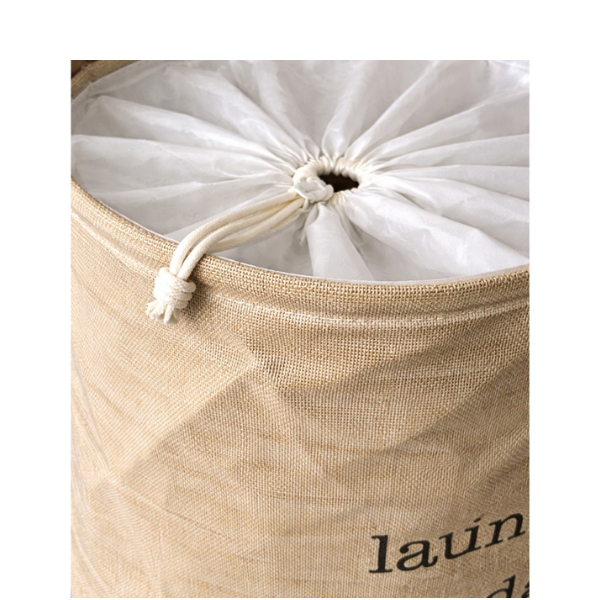 Cos de Rufe Textil Multifunctional – 35x40 cm, Cos Depozitare Haine - bej
