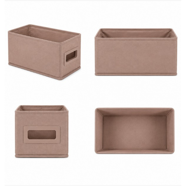 Cutie Organizare Pliabila Textila, cu maner Integrat, 15 x 31 x 15 cm - Premium