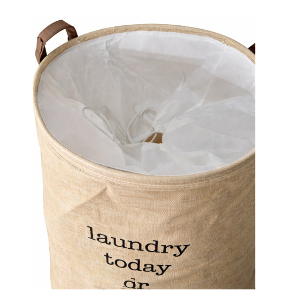 Cos de Rufe Textil Multifunctional – 35x40 cm, Cos Depozitare Haine - bej