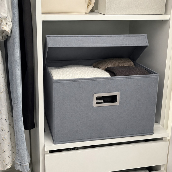 Cutie de depozitare textila, organizator multifunctional, 35 x 26 x 20 cm - Premium