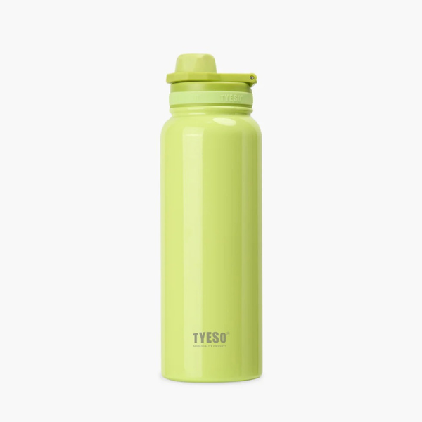 Sticla termica TYESO din inox, izolare vacuum, capac flip-top, Turcoiz - 600 ml