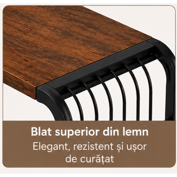 Raft depozitare metalic 4 polite, etajera organizare, 58x28x144.5 cm - Negru