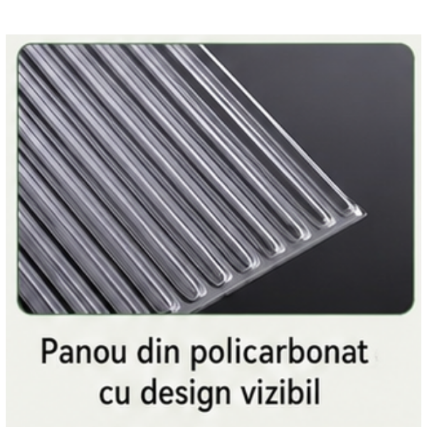 Raft depozitare multifunctional cu roti, 5 niveluri, cadru otel carbon, 80 x 125 x 30 cm - Negru
