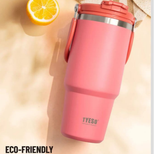 Cana termos ROAM 2.0 cu pai si maner, izolatie vid, anti-scurgere, 24h rece / 12h cald-750 ml - ment verde