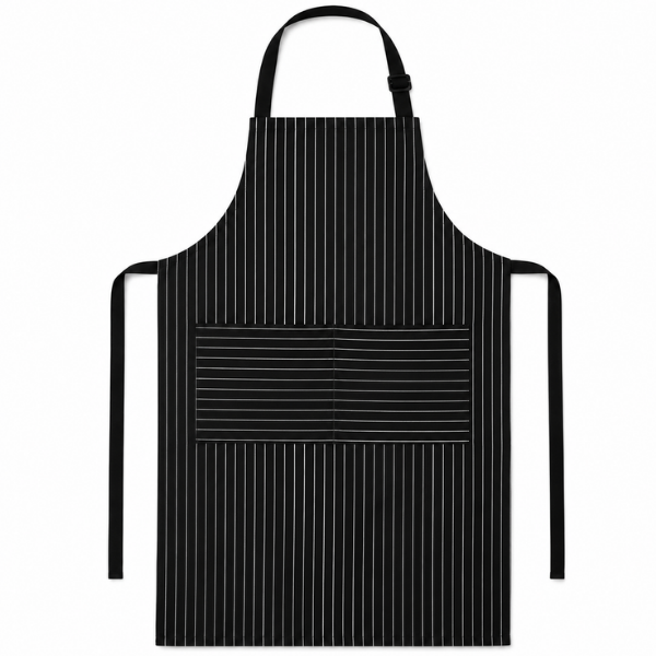 Sort bucatarie ajustabil textil cu dungi, Unisex - 80 x 60 cm