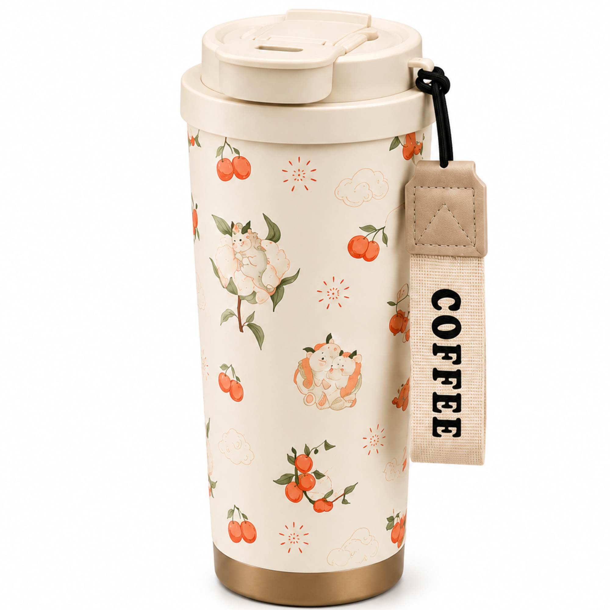 Termos DUUMOO 500 ml, Otel Inoxidabil 304, Izolatie Dublu Perete