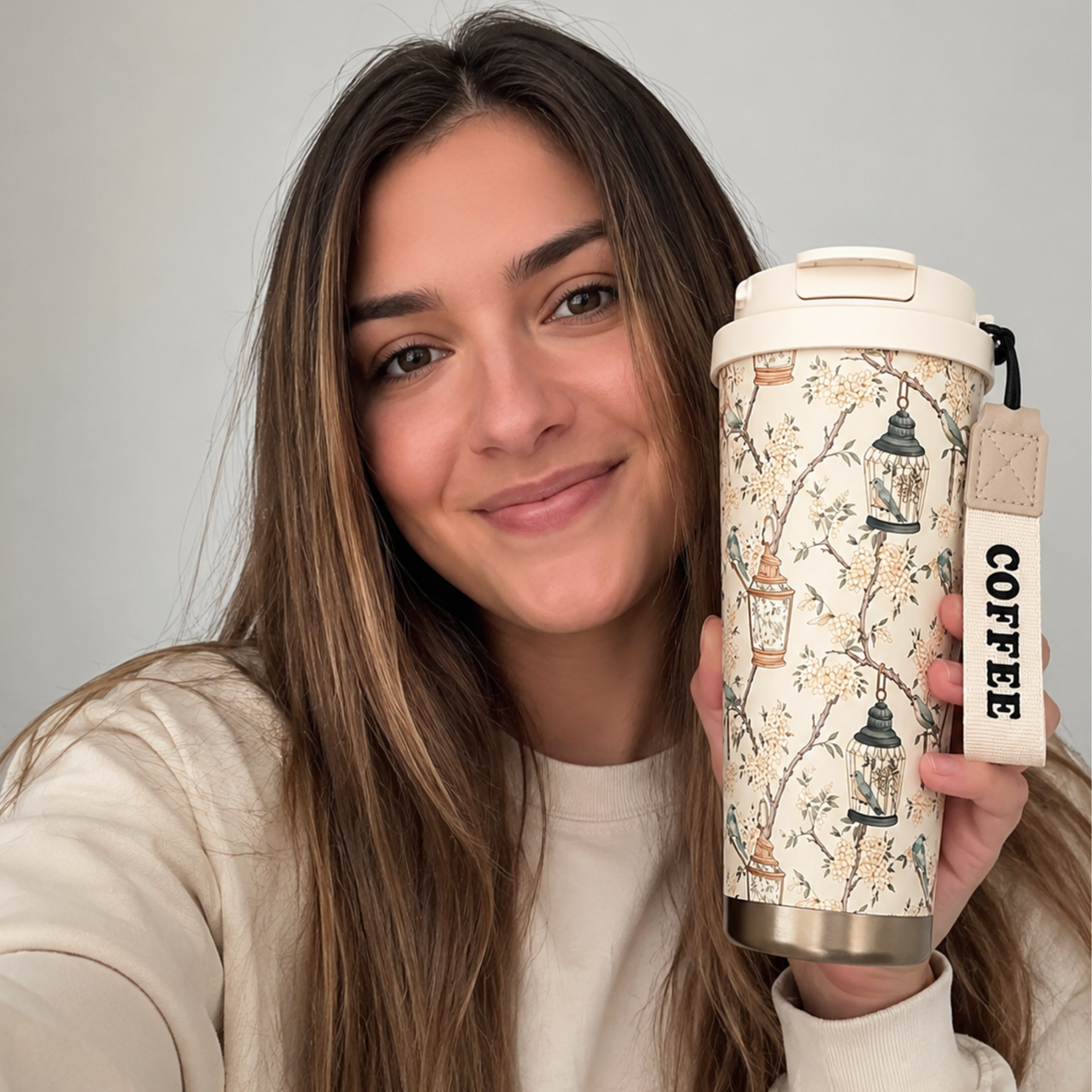 Termos DUUMOO 500 ml, Otel Inoxidabil 304, Izolatie Dublu Perete