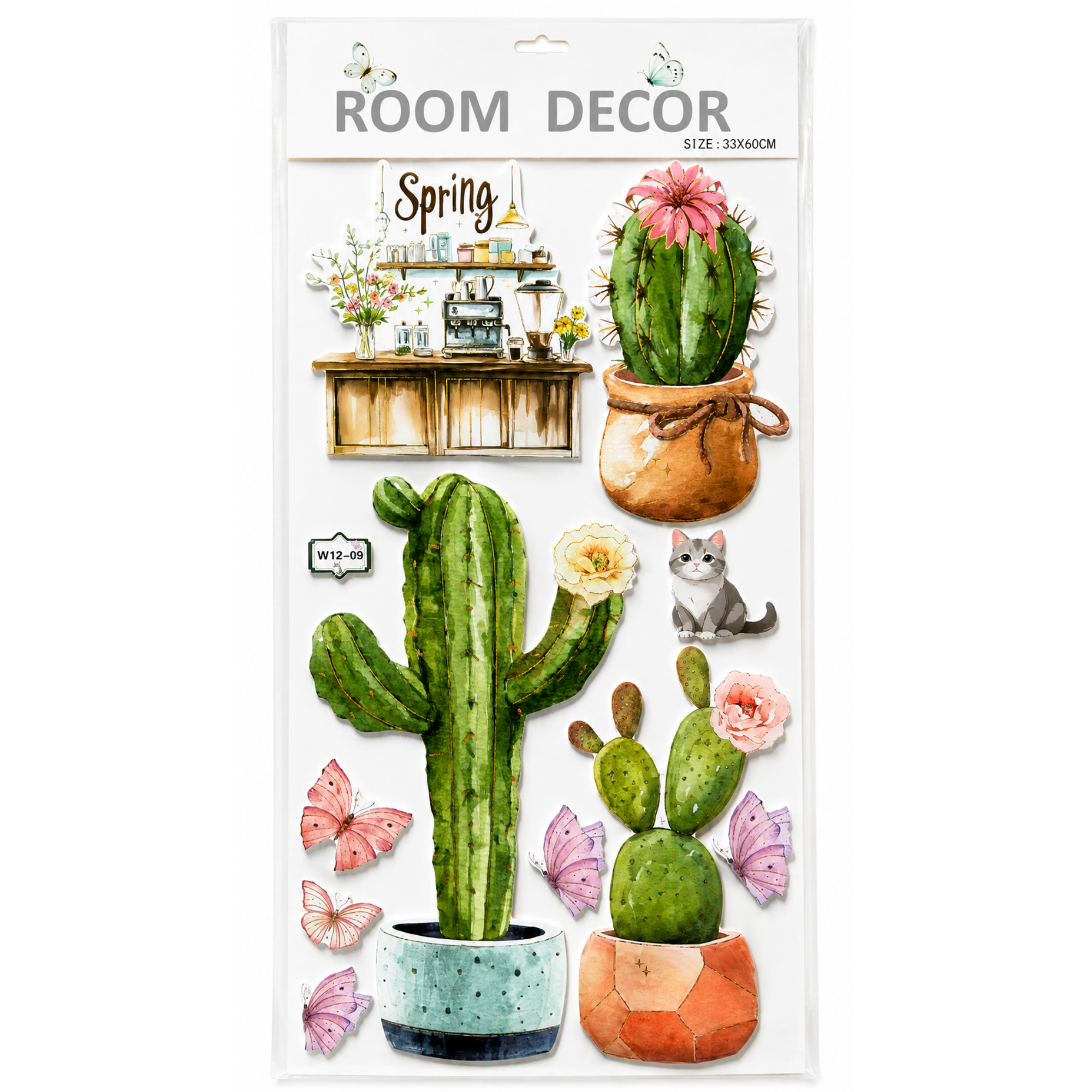 Autocolant Decorativ 3D Premium pentru Perete cu Efect de Relief, 33 × 60 cm