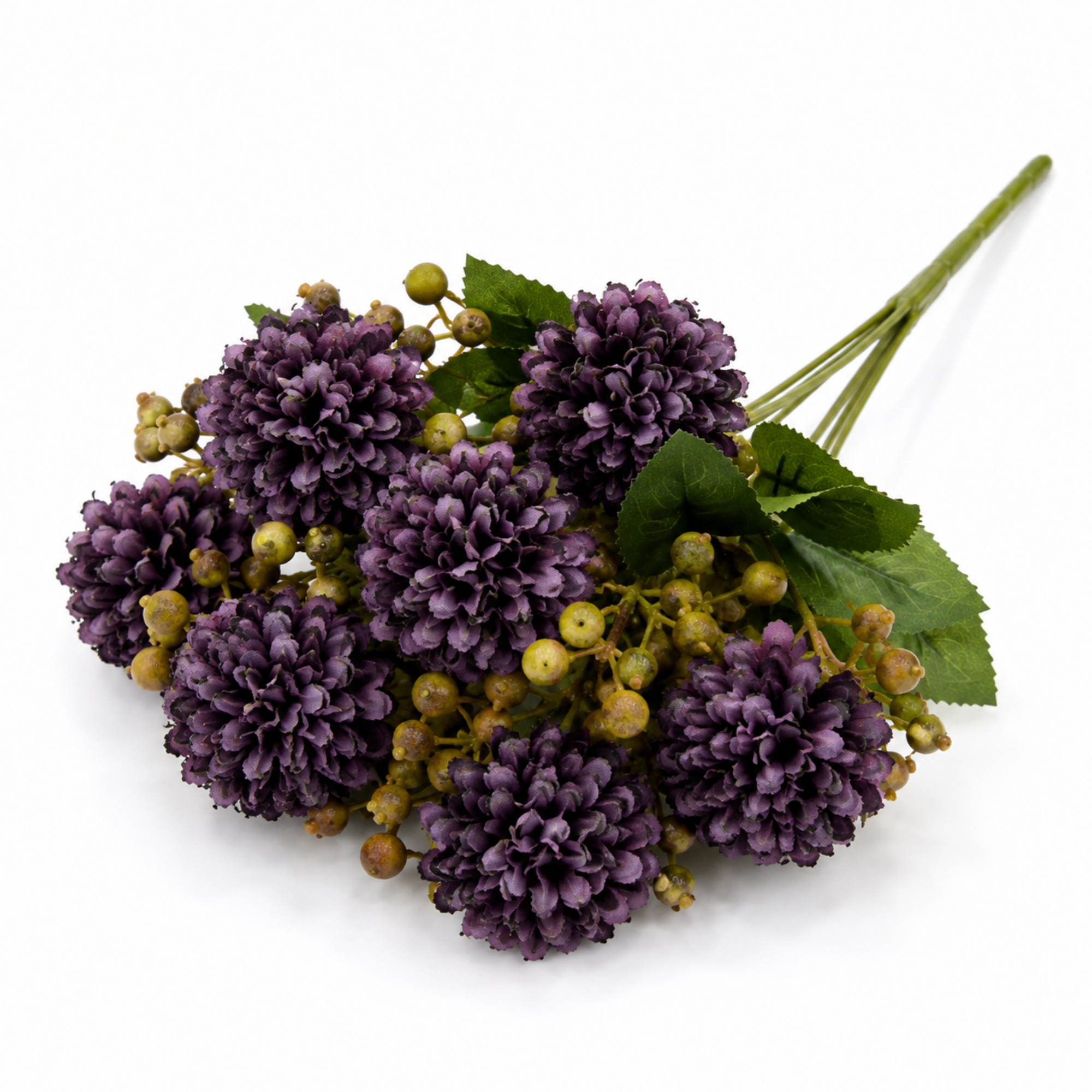 Buchet Flori Artificiale Hortensie Decorativă, 5 Fire, 33 cm – Aspect Realist