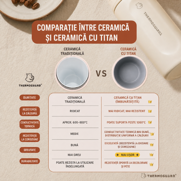 Sticla termos sport SITARAYURI, izolare vacuum, capac flip-top cu maner - 800 ml