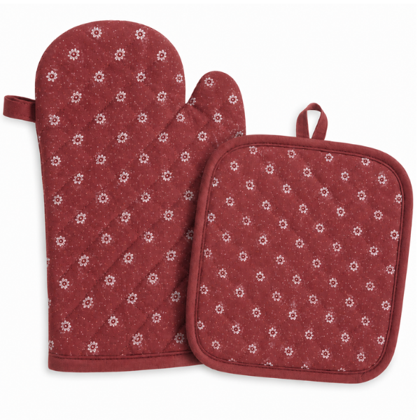 Set manusa cuptor si suport oala textile premium, protectie termica pentru gatit si grill