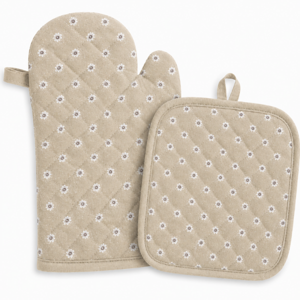 Set manusa cuptor si suport oala textile premium, protectie termica pentru gatit si grill