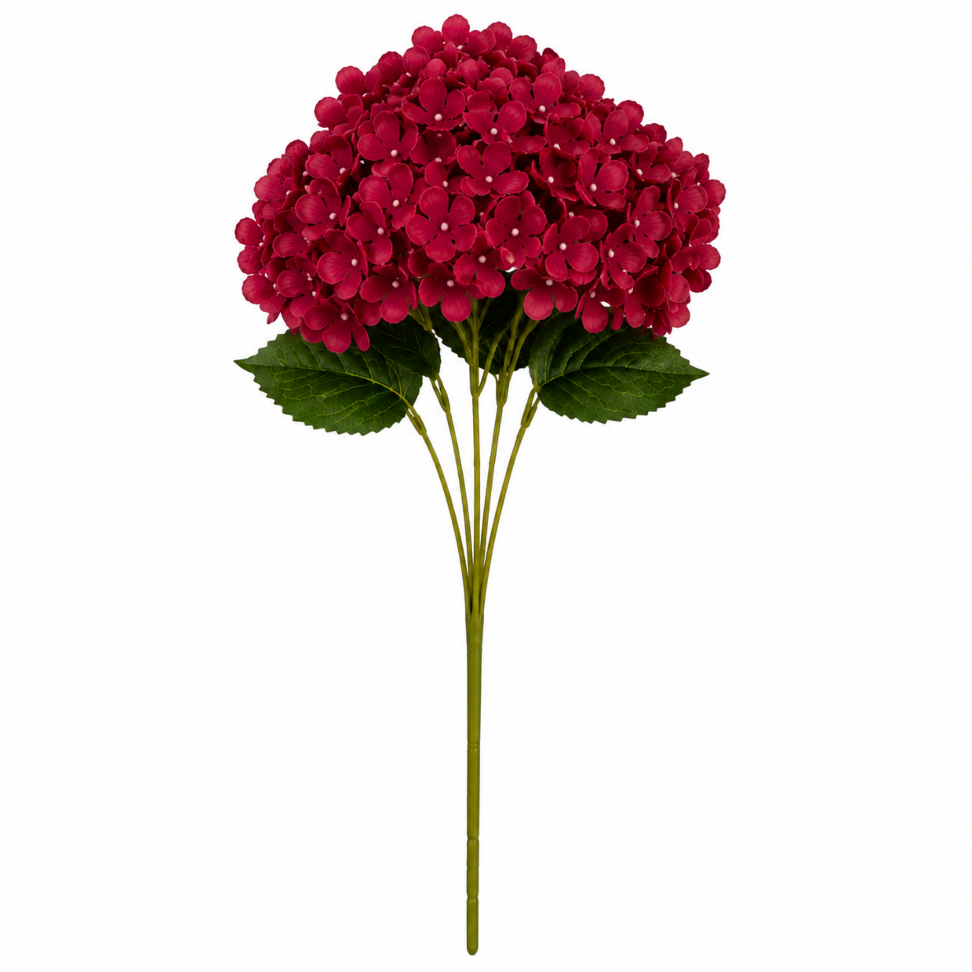 Buchet Flori Artificiale Hortensie Decorativă, 5 Fire, 48 cm