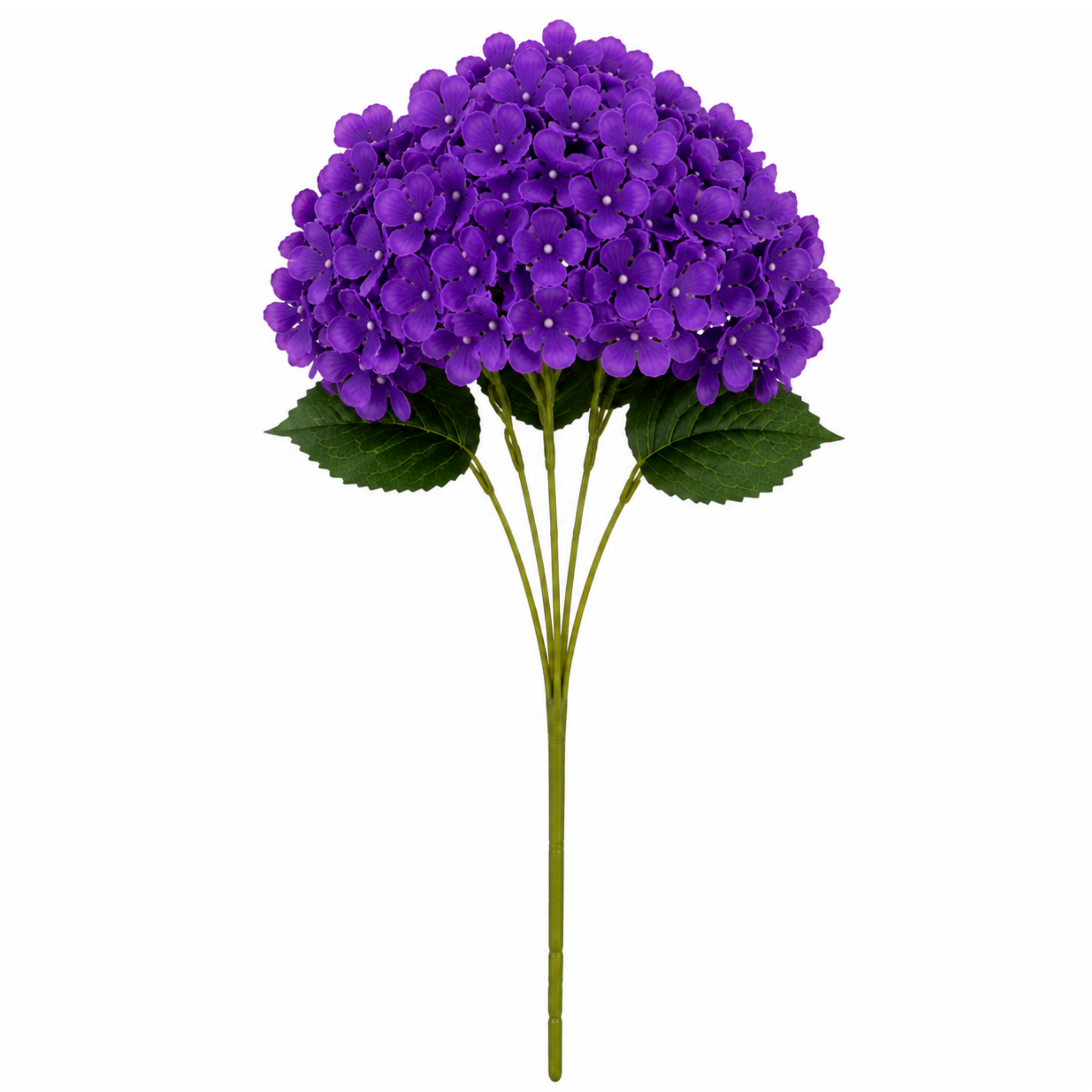 Buchet Flori Artificiale Hortensie Decorativă, 5 Fire, 48 cm